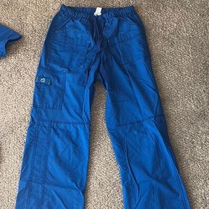WonderWink royal blue scrub pants
